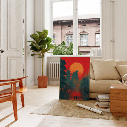 Godzilla Tokyo Sunset Poster