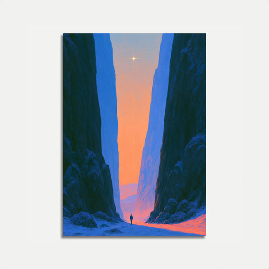 Canyon Gateway at Sunset Poster