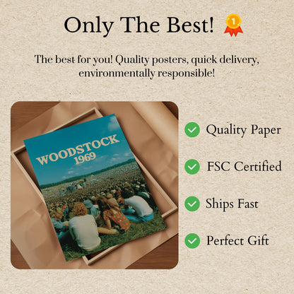 Woodstock 1969 Music Festival Poster