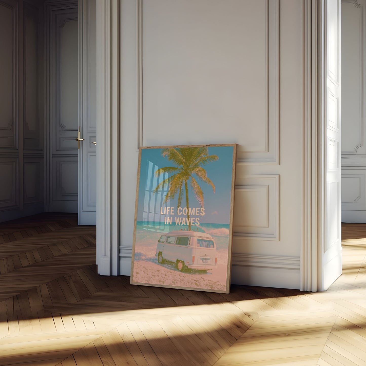 Poster Vintage Van Vita da Spiaggia