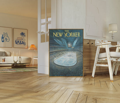 New York Hockey Arena Poster