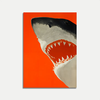 Great White Shark Attack Poster