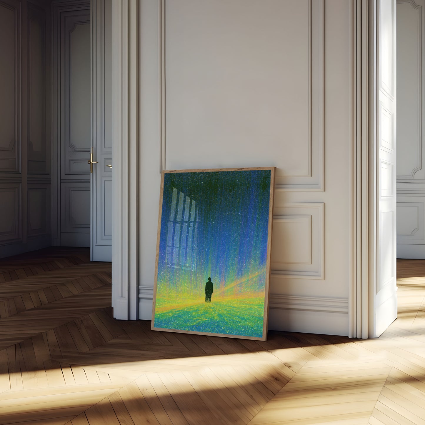 Cosmic Solitude and Light Poster