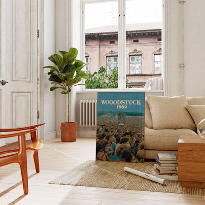 Iconic Woodstock 1969 Music Poster