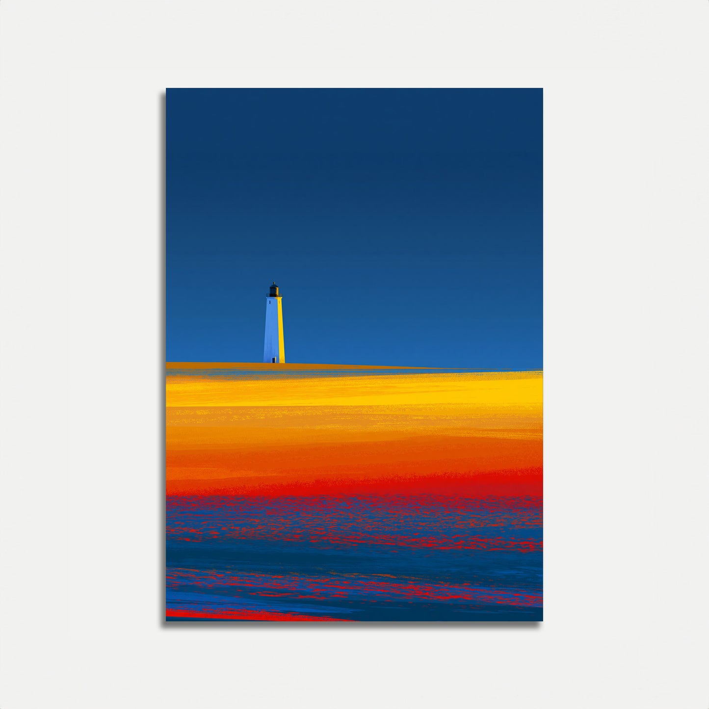 Küstennanlicht Minimalistisches Poster