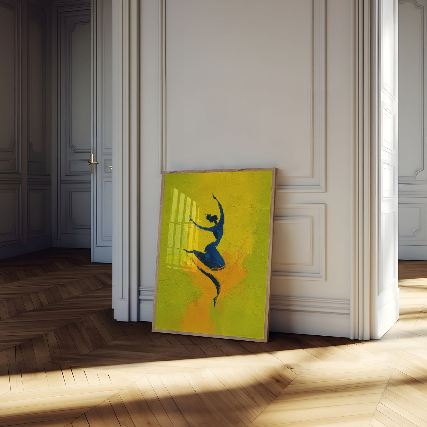 Dansende Silhouet Dynamische Poster