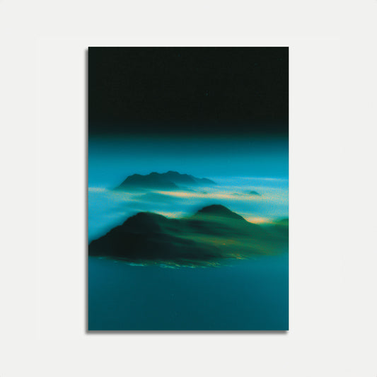 Affiche de Brume Éthérée sur Montagne