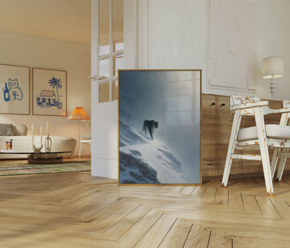 Sneeuwluipaard Bergpiek Poster