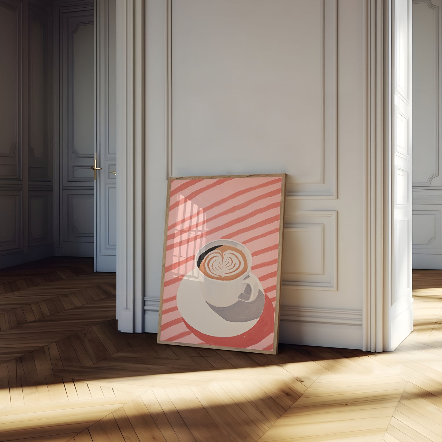 Cozy Coffee Latte Art Poster