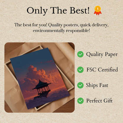 Celestial Meditation Sanctuary Poster