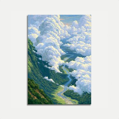 Cartel: Valle entre las Nubes