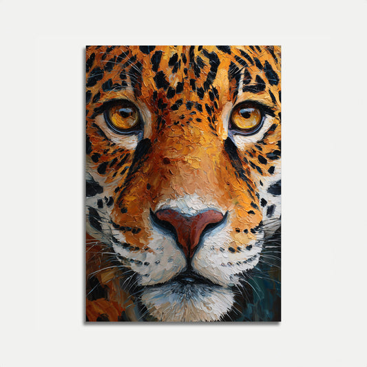 Leopard Face Close-Up Poster