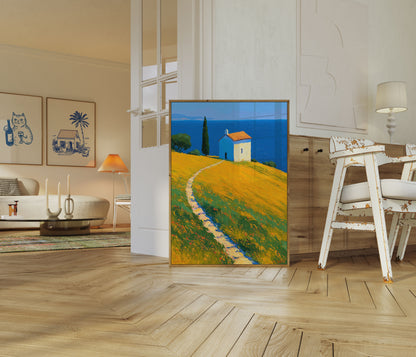 Middelhavets Kystby Plakat