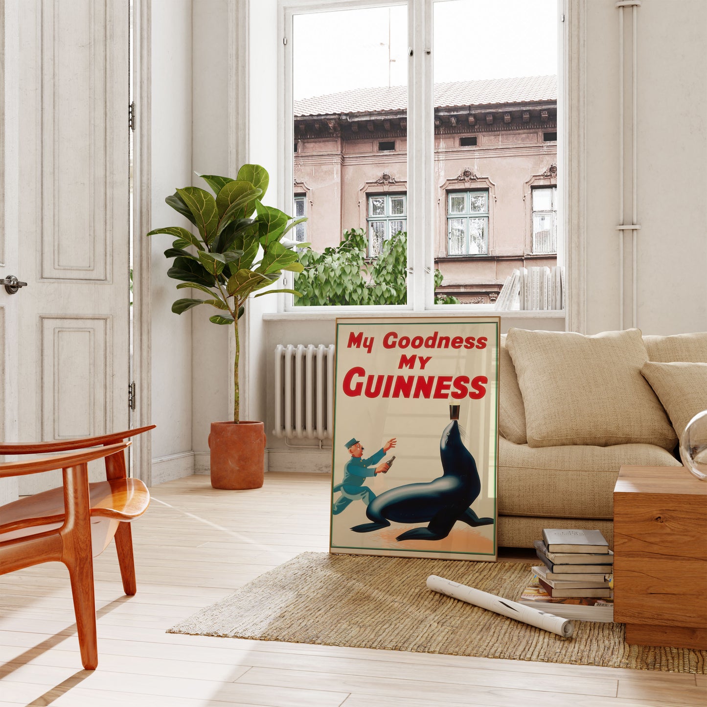 My Goodness Guinness Vintage Poster