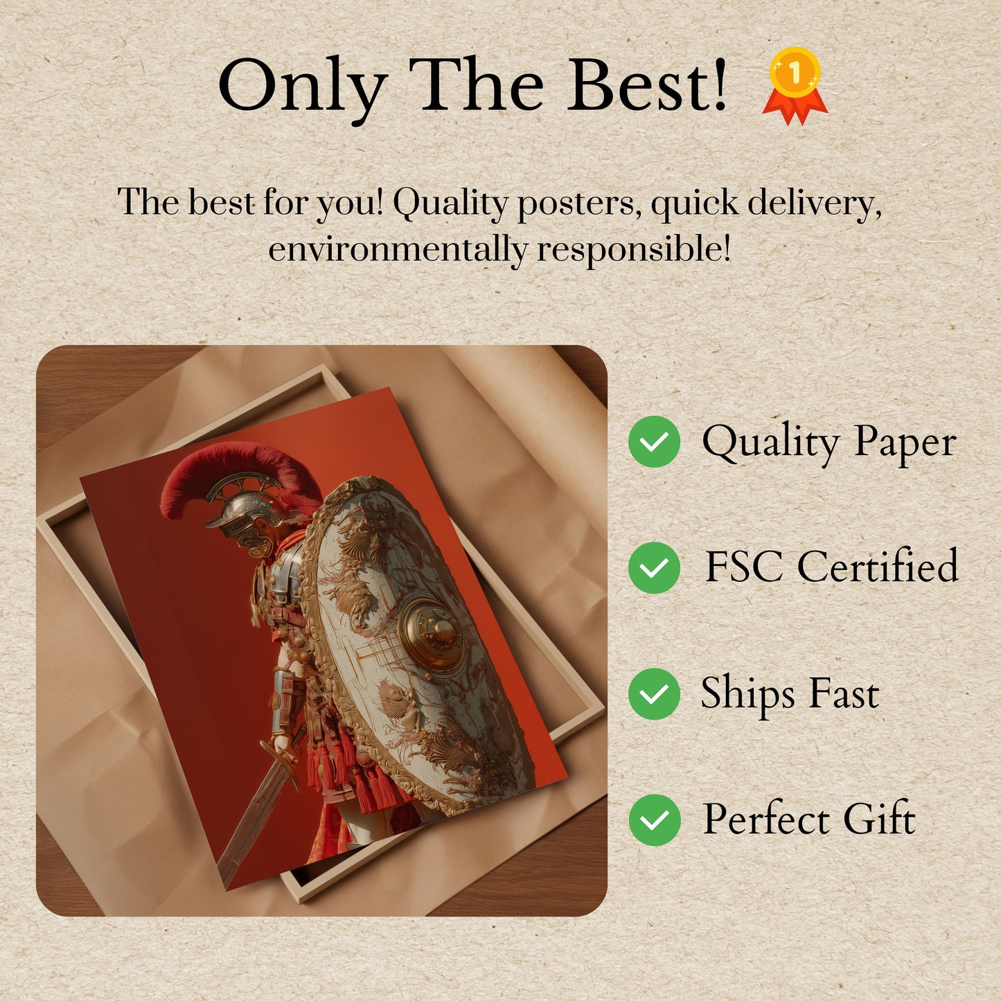 Imperial Roman Warrior Poster