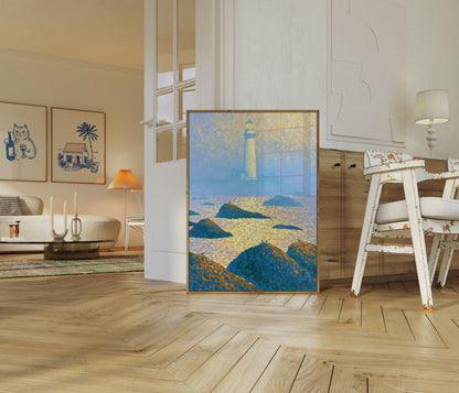 Leuchtturm am Meer Poster