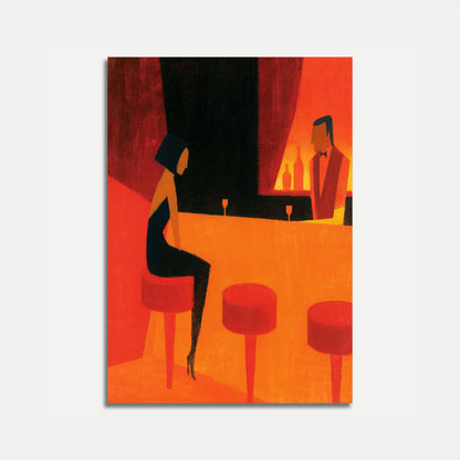 Elegant Night Out Bar Poster