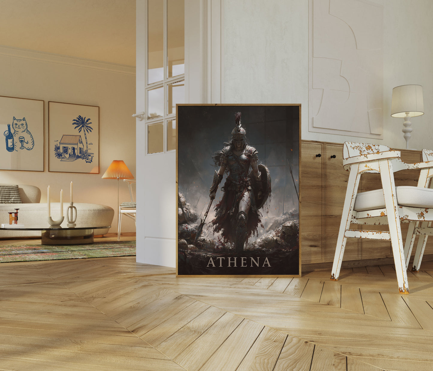 Athena Goddess of War Poster