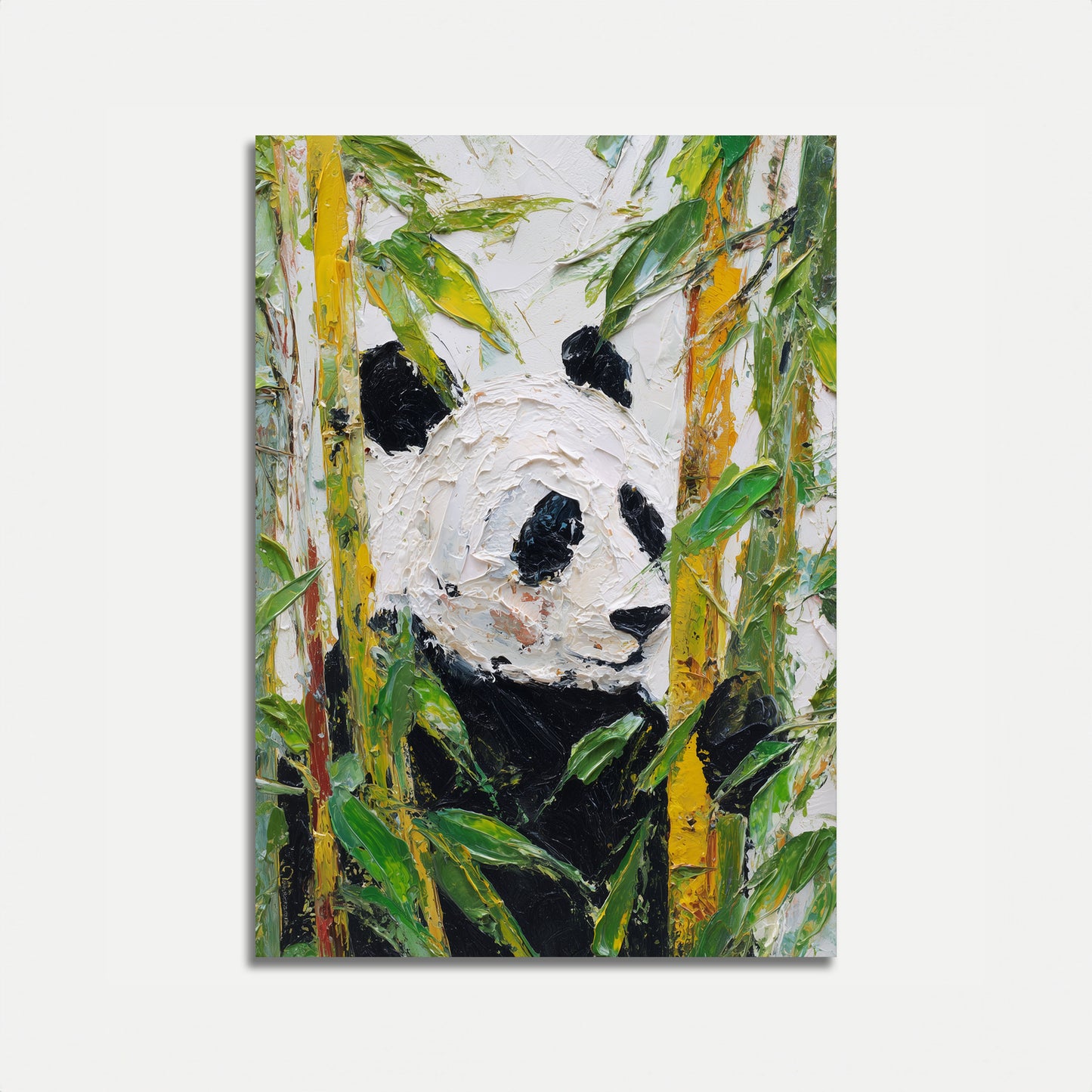 Bamboo Sanctuary Panda Poster