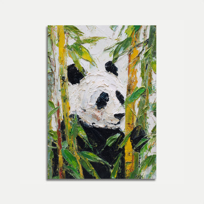 Bamboo Sanctuary Panda Poster