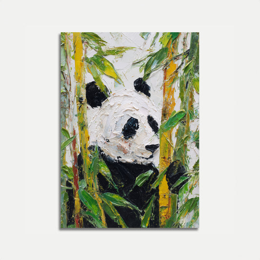 Bamboo Sanctuary Panda Poster