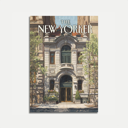 New Yorker Architectural Charm Poster