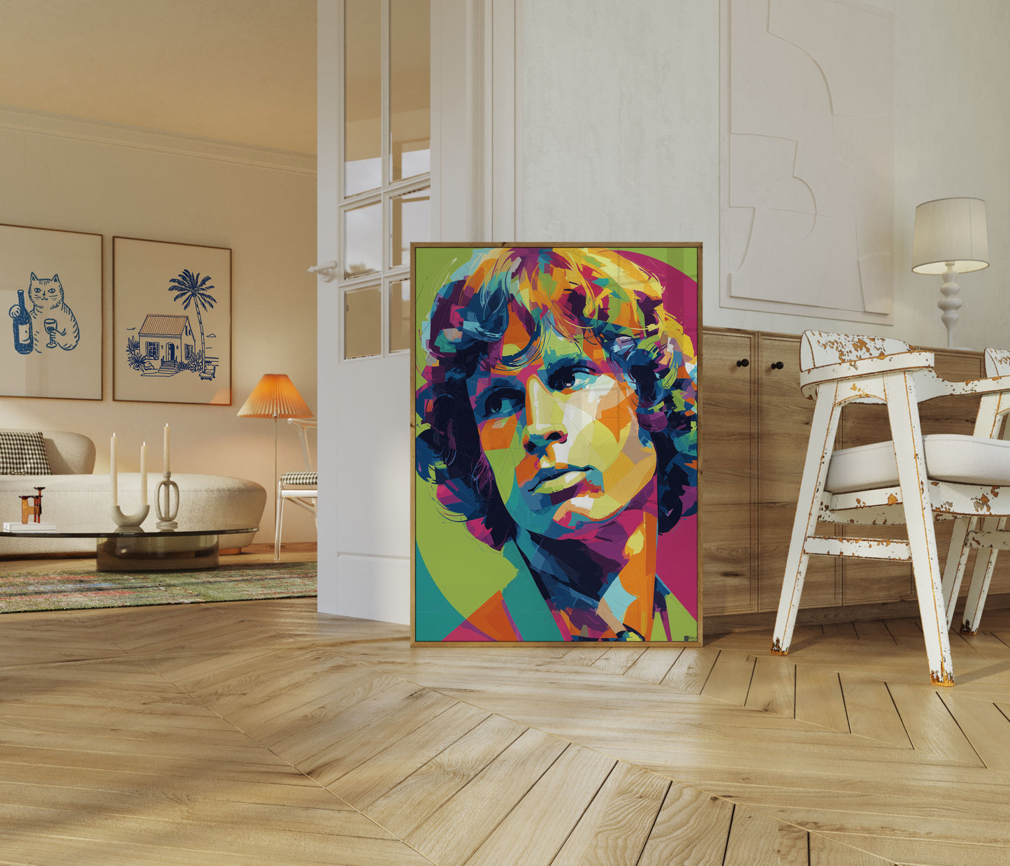Živoucí Legenda Rocku Jim Morrison Plakát