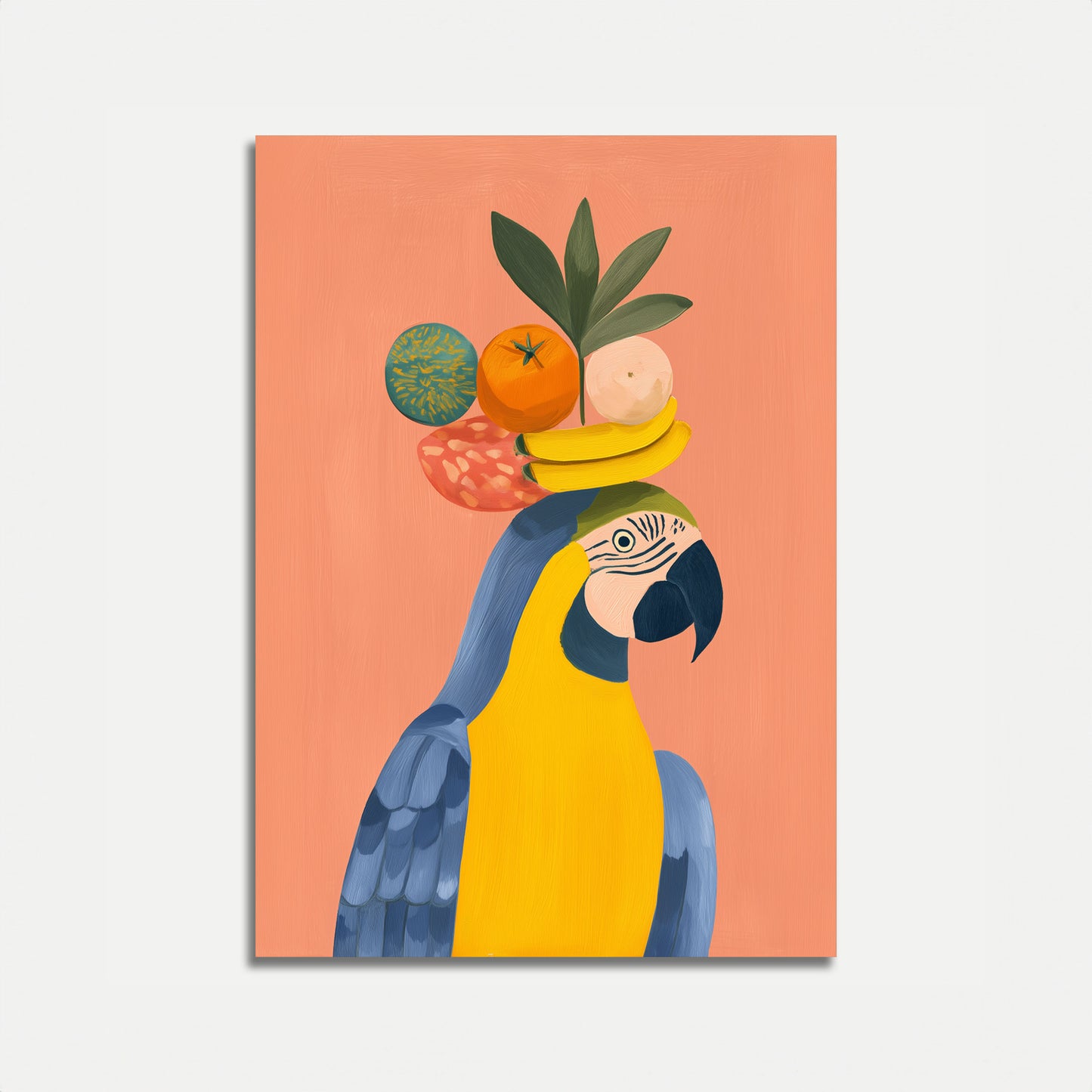 Poster del Pappagallo di Frutta Tropicale