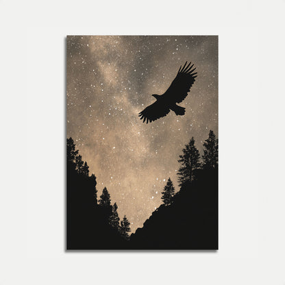 Stjernenat Ørneflyvning Plakat