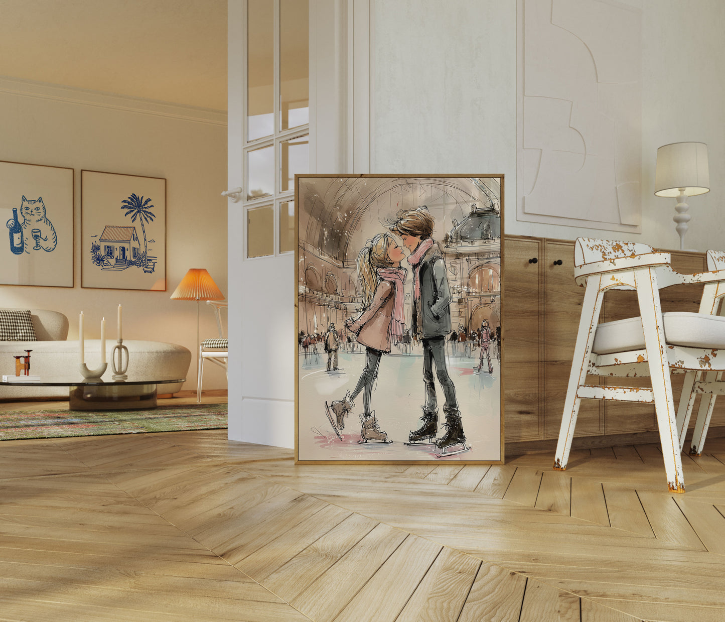Vinterkærlighed på Is Plakat