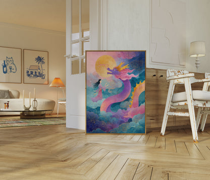 Celestial Dragon Dance Poster