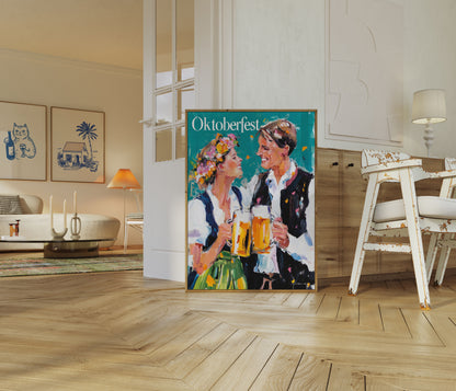 Festive Oktoberfest Beer Celebration Poster