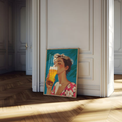 Vintage Beer Bliss Poster