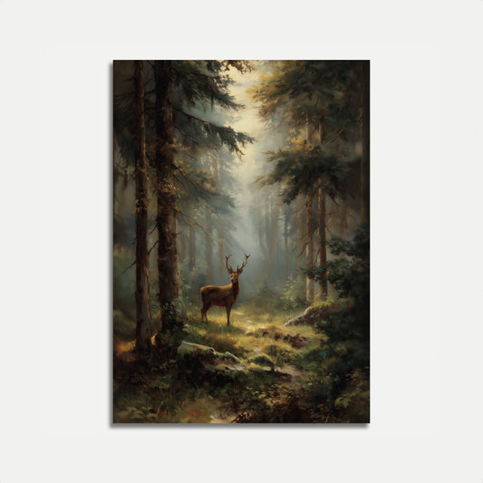 Mystisk Skogshjort Affisch