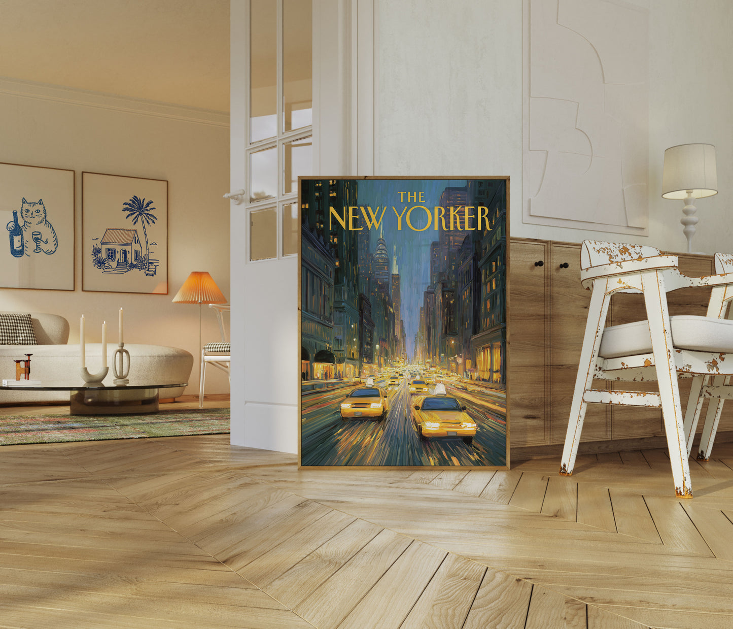 New York City Night Lights Poster