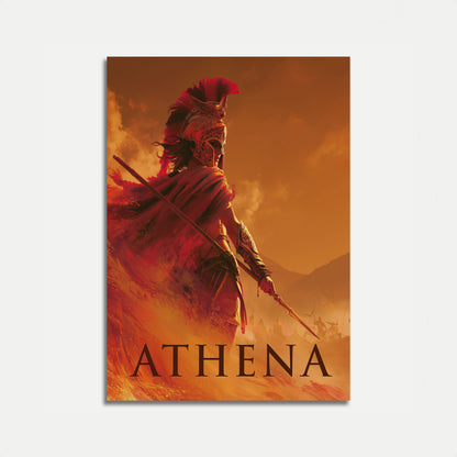 Athena Goddess Warrior Poster