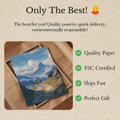 Mountain Trail Adventure Poster