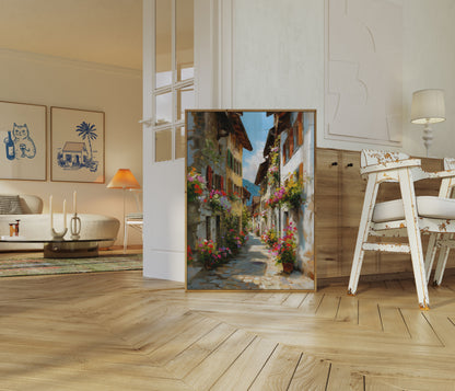 Affiche du Village de la Rue aux Fleurs Européennes