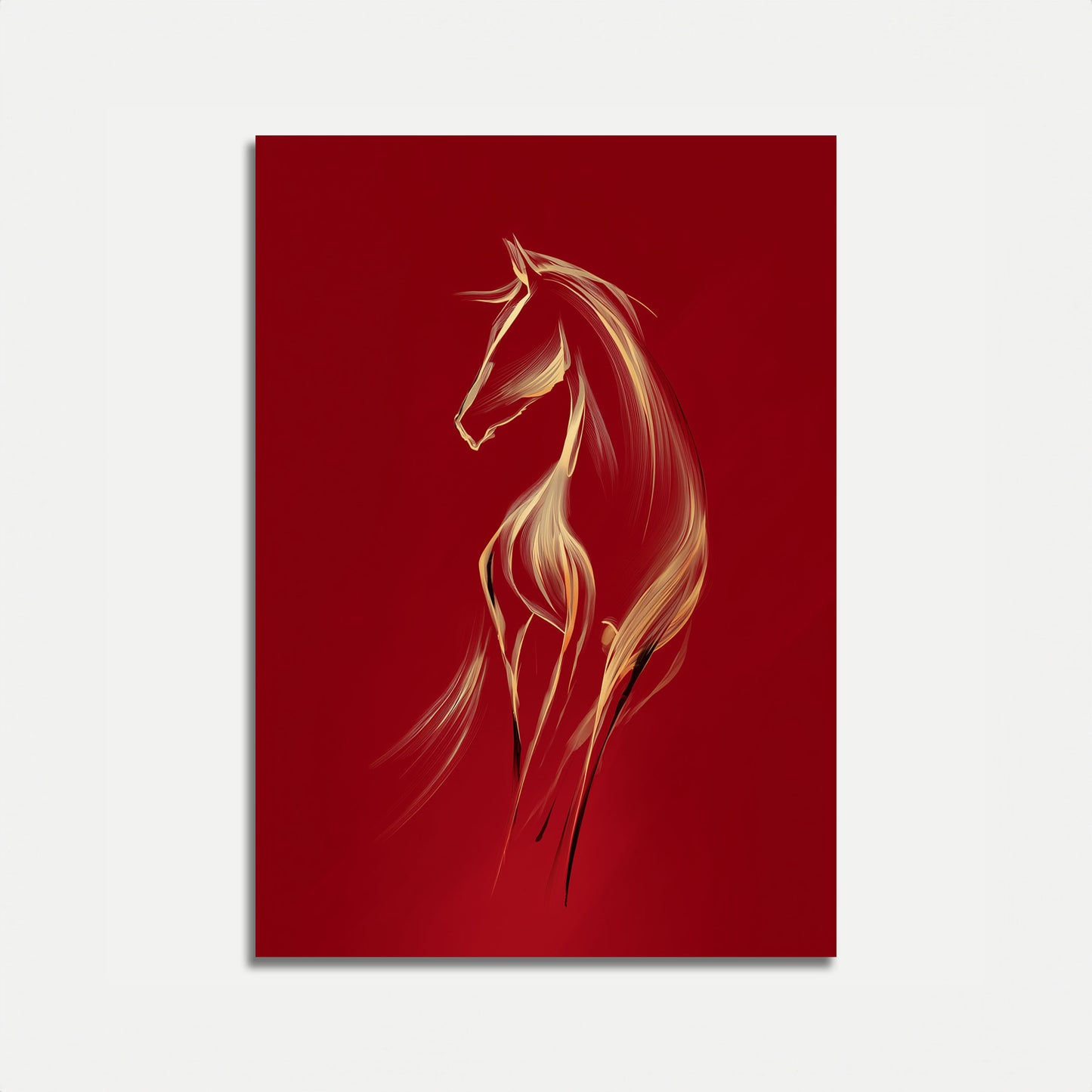 Elegant Horse Portrait Poster