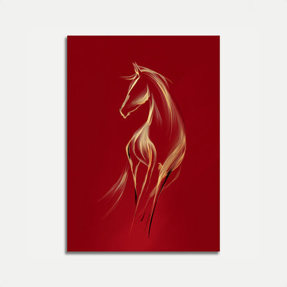Elegant Horse Portrait Poster