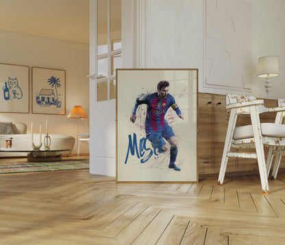 Fußball-Legende Künstlerisches Bewegungsposter