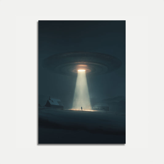 Mysterious Alien Encounter Poster