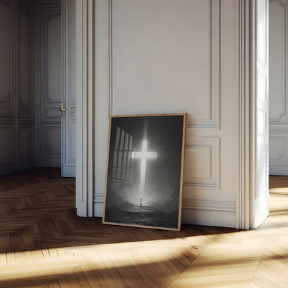 Póster de la Cruz de la Luz Divina