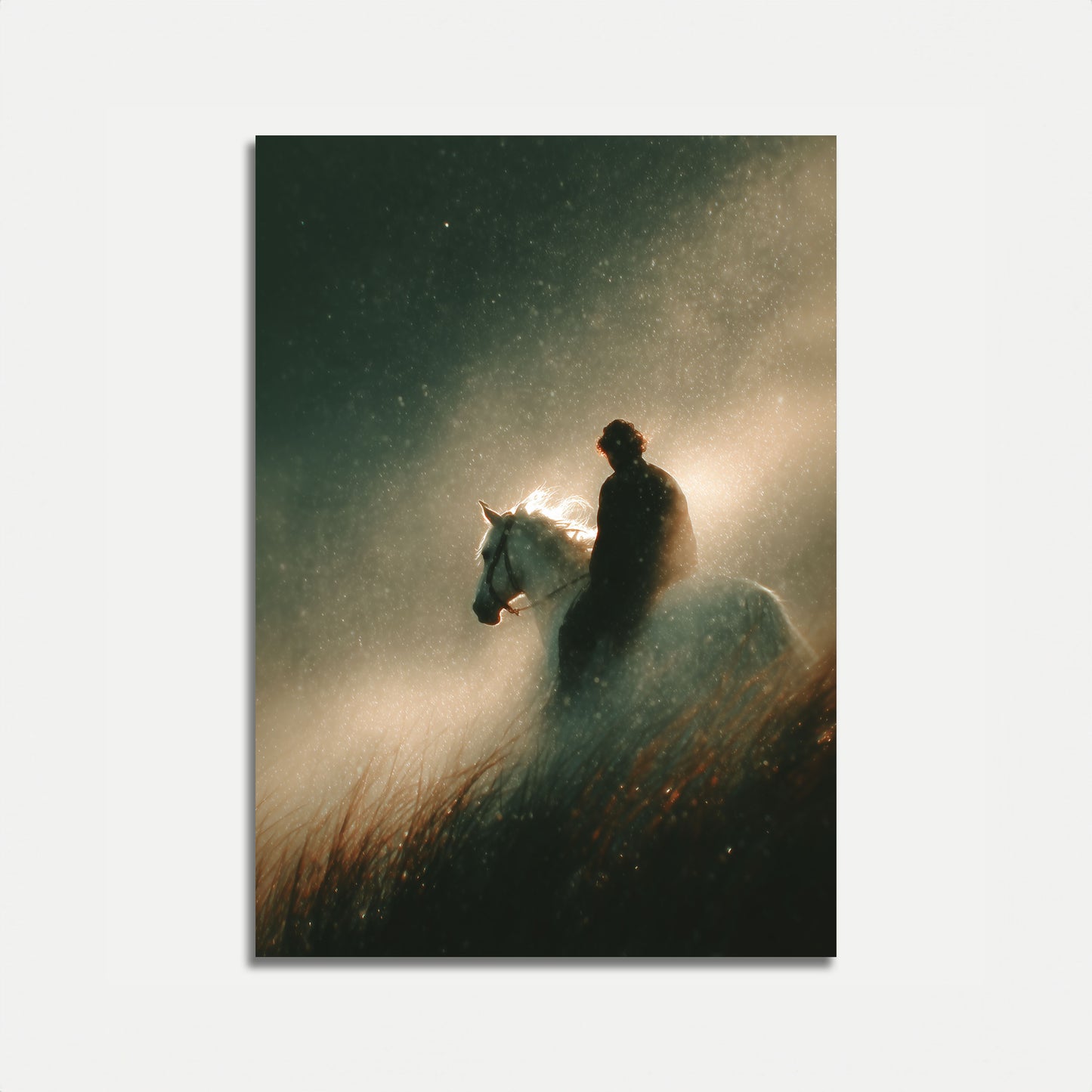 Mystical Horseback Journey Poster