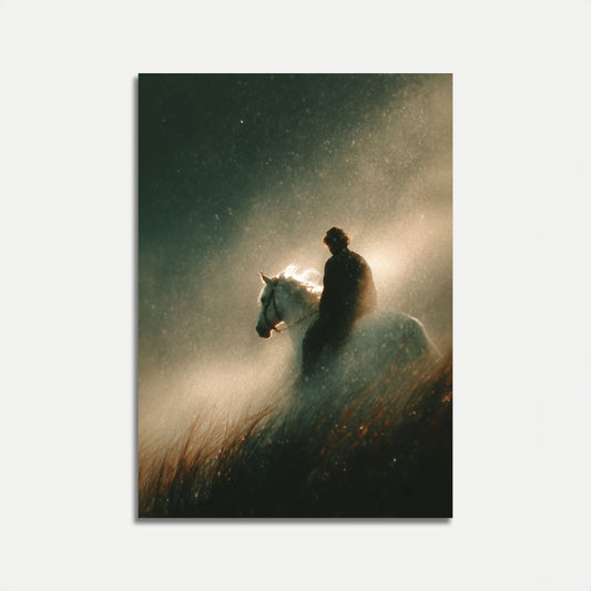 Viaggio Mistico a Cavallo Poster