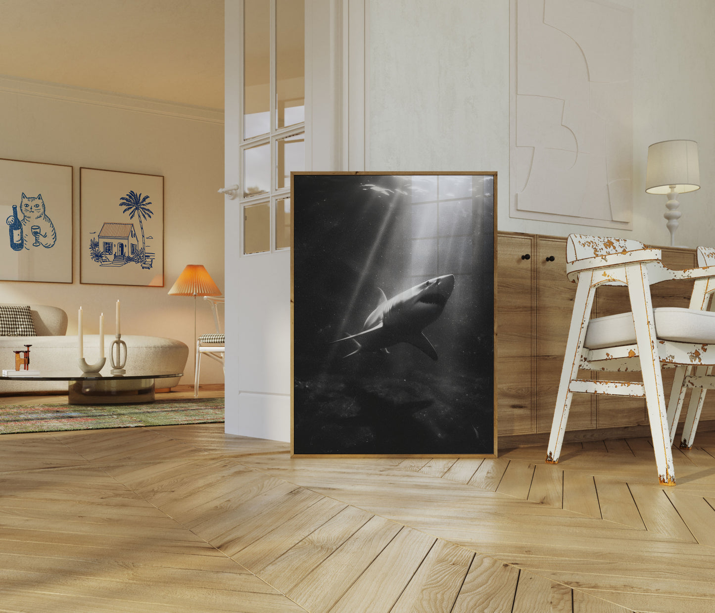 Underwater Predator Majesty Poster