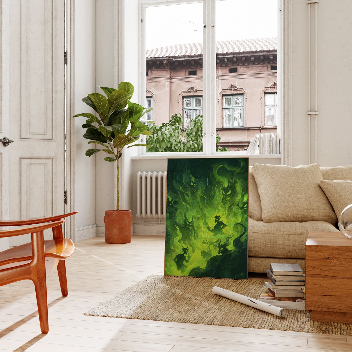 Demonic Flames of Darkness Poster