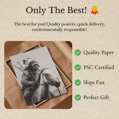 Native Warrior Chief Poster