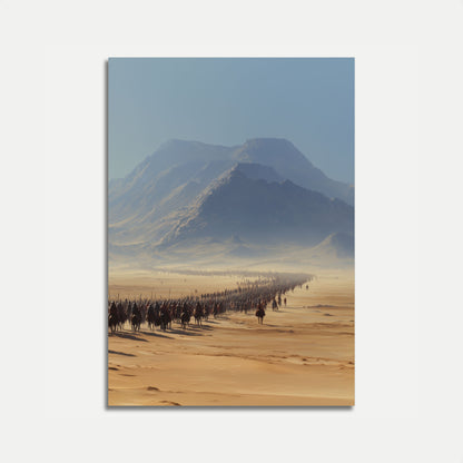 Desert Cavalry Marching Poster