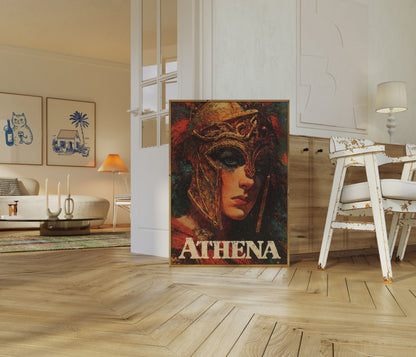 Athena, Visdommens Gudinde Plakat